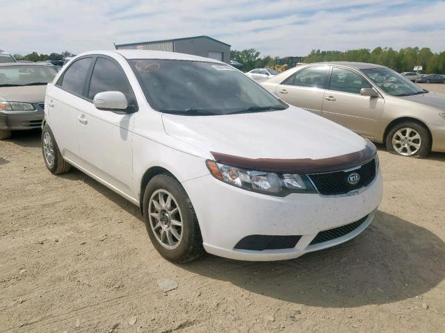 KNAFU4A21A5827559 - 2010 KIA FORTE EX WHITE photo 1