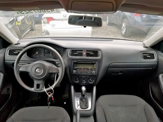 3VW2K7AJ0EM440577 - 2014 VOLKSWAGEN JETTA BASE 黑色 照片 9