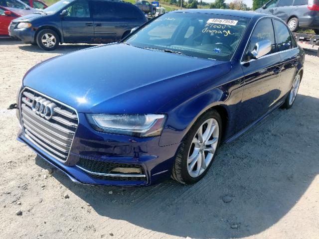 WAUMGAFL0DA160719 - 2013 AUDI S4 PRESTIG BLUE photo 2