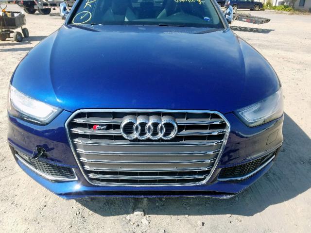 WAUMGAFL0DA160719 - 2013 AUDI S4 PRESTIG BLUE photo 7