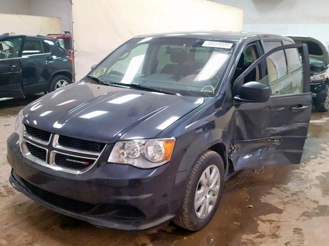 2C4RDGBG3ER451290 - 2014 DODGE GRAND CARA GRAY photo 2