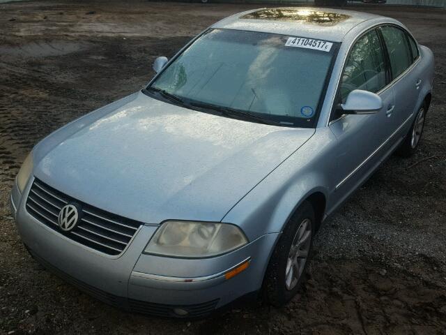 WVWPD63B34P200466 - 2004 VOLKSWAGEN PASSAT GLS BLUE photo 2