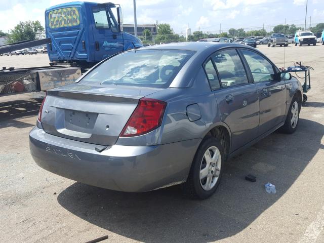 1G8AJ58F87Z185311 - 2007 SATURN ION LEVEL GRAY photo 4