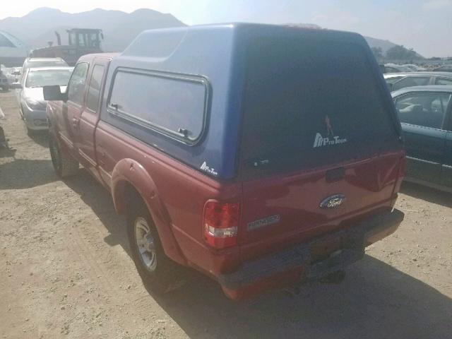 1FTYR14U18PA34320 - 2008 FORD RANGER SUP RED photo 3