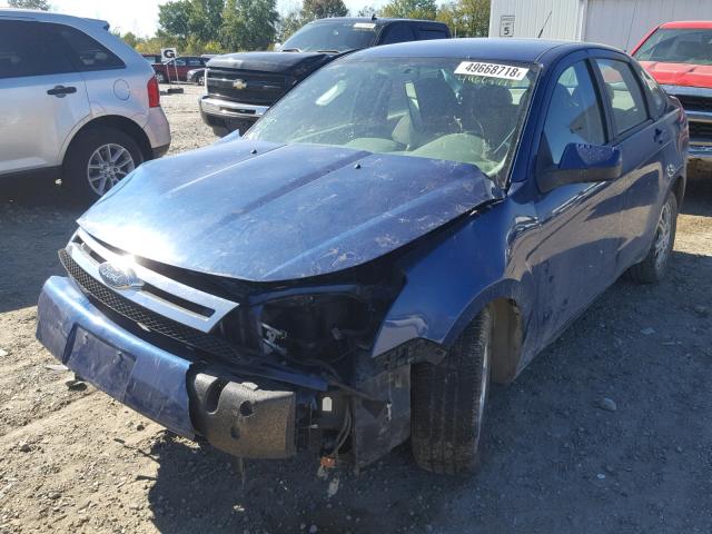 1FAHP36N69W229642 - 2009 FORD FOCUS SES BLUE photo 2