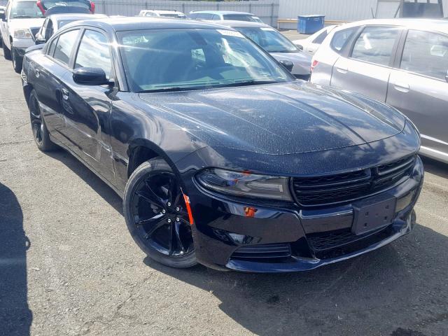 2C3CDXBG0GH247436 - 2016 DODGE CHARGER SE BLACK photo 1