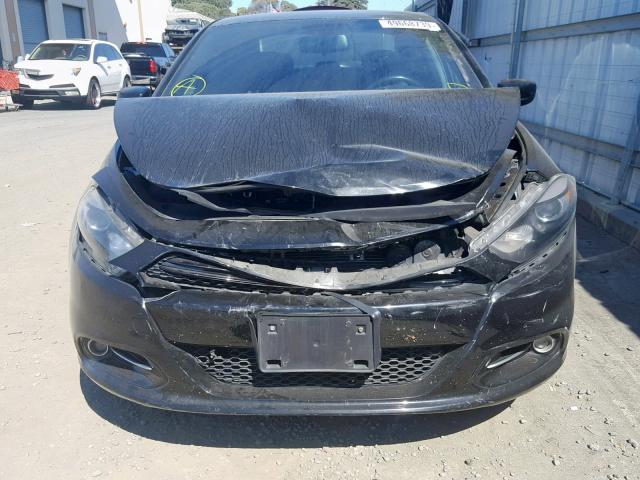 1C3CDFBB4FD200890 - 2015 DODGE DART SXT BLACK photo 9