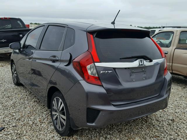 JHMGK5H77GX042639 - 2016 HONDA FIT EX GRAY photo 3