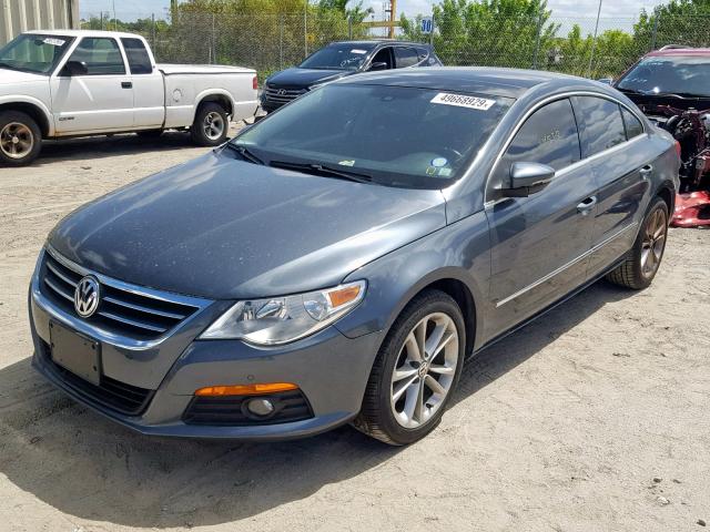 WVWHL73C59E545815 - 2009 VOLKSWAGEN CC LUXURY GRAY photo 2