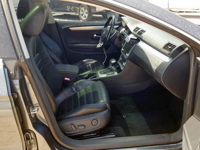 WVWHL73C59E545815 - 2009 VOLKSWAGEN CC LUXURY GRAY photo 5