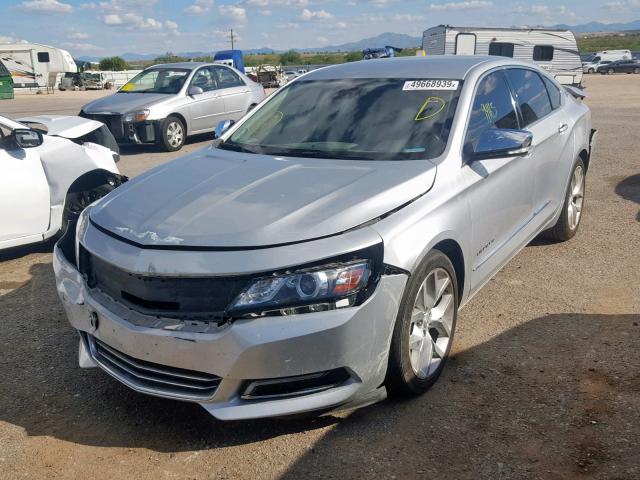 1G1155SL4FU113955 - 2015 CHEVROLET IMPALA LTZ SILVER photo 2