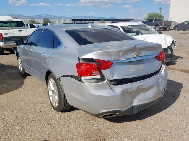 1G1155SL4FU113955 - 2015 CHEVROLET IMPALA LTZ SILVER photo 3