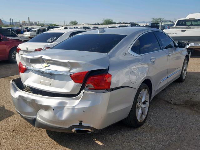 1G1155SL4FU113955 - 2015 CHEVROLET IMPALA LTZ SILVER photo 4