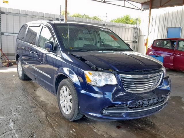 2C4RC1BG2DR801619 - 2013 CHRYSLER TOWN & COU BLUE photo 1