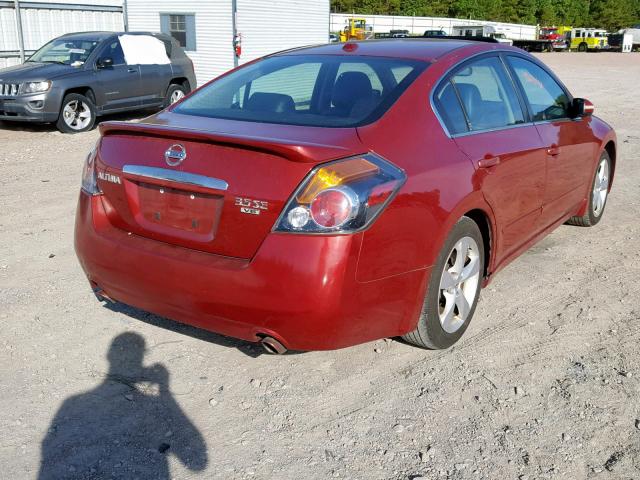 1N4BL21E98C112284 - 2008 NISSAN ALTIMA 3.5 BURGUNDY photo 4