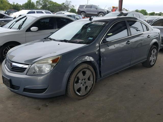 1G8ZS57B29F133482 - 2009 SATURN AURA XE BLUE photo 2