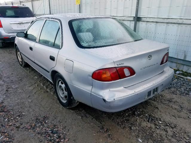 1NXBR12E7XZ260276 - 1999 TOYOTA COROLLA VE SILVER photo 3