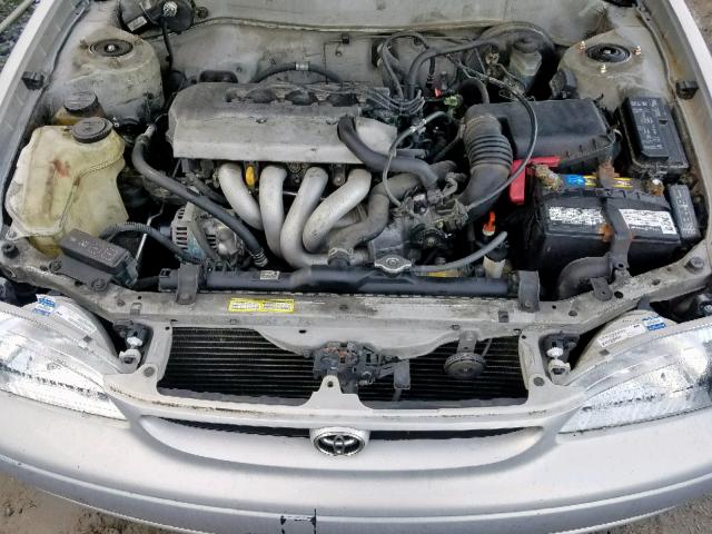 1NXBR12E7XZ260276 - 1999 TOYOTA COROLLA VE SILVER photo 7