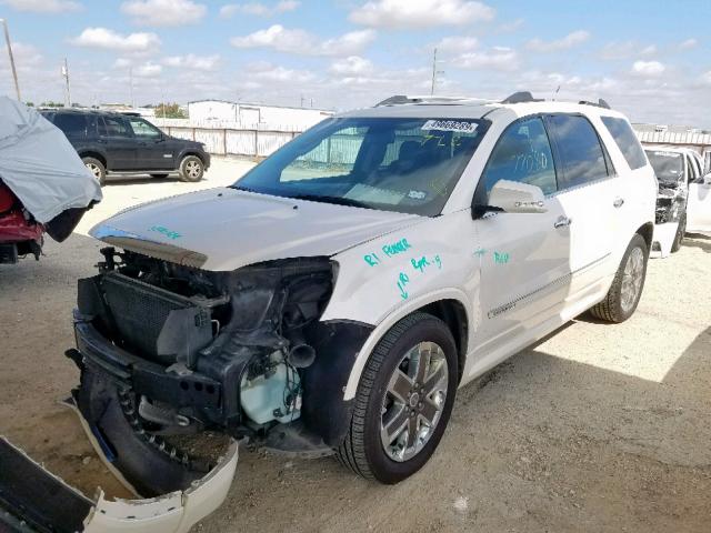 1GKKVTED9CJ204077 - 2012 GMC ACADIA DEN WHITE photo 2