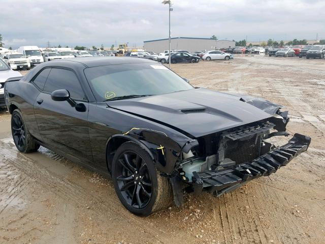 2C3CDZAG9JH229277 - 2018 DODGE CHALLENGER BLACK photo 1