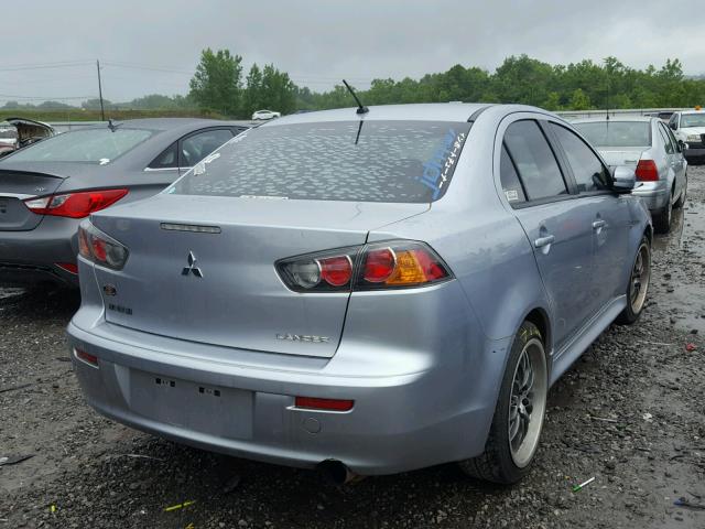 JA32U2FU0FU017240 - 2015 MITSUBISHI LANCER ES SILVER photo 4