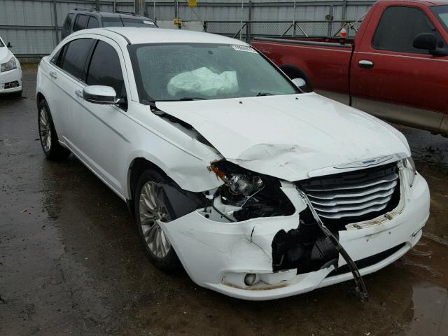 1C3CCBCG9CN146756 - 2012 CHRYSLER 200 LIMITE WHITE photo 1