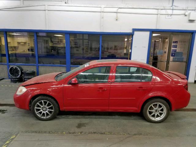 1G1AL55F667647386 - 2006 CHEVROLET COBALT LT RED photo 9