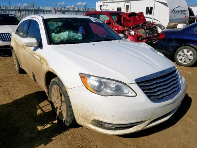 1C3CCBAB3EN229691 - 2014 CHRYSLER 200 LX WHITE photo 1