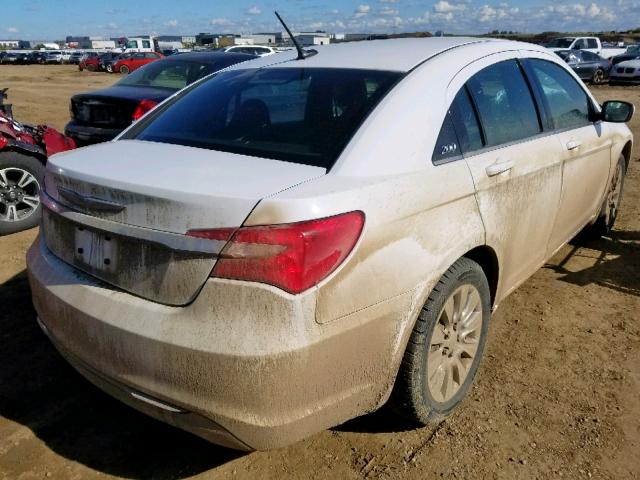 1C3CCBAB3EN229691 - 2014 CHRYSLER 200 LX WHITE photo 4