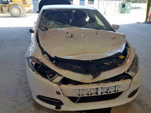 1C3CDFBB3FD374028 - 2015 DODGE DART SXT WHITE photo 9