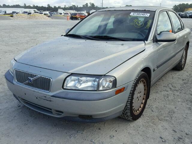 YV1TS94D4Y1110252 - 2000 VOLVO S80 SILVER photo 2