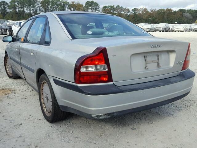 YV1TS94D4Y1110252 - 2000 VOLVO S80 SILVER photo 3