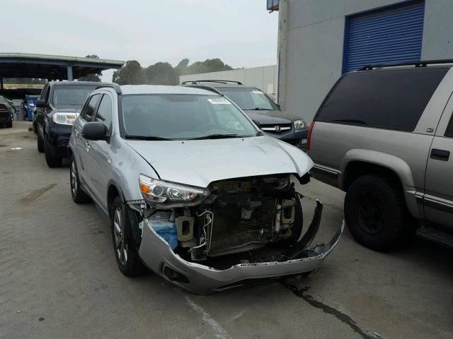 4A4AP5AU7DE023811 - 2013 MITSUBISHI OUTLANDER SILVER photo 1