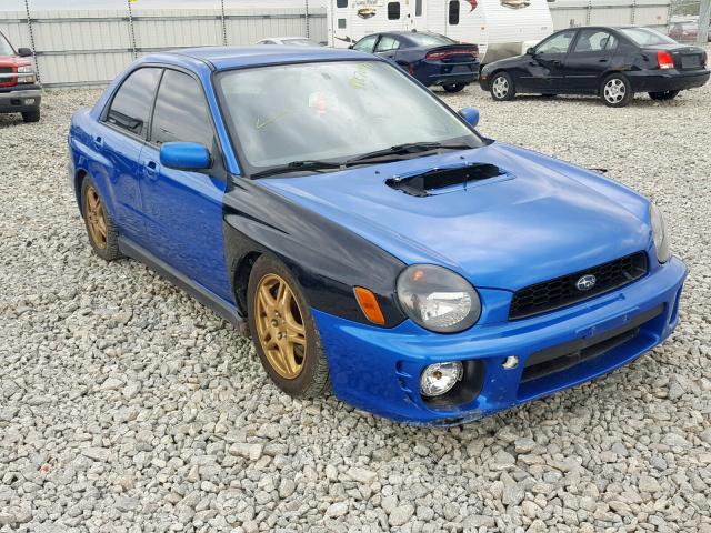 JF1GD29622G506130 - 2002 SUBARU IMPREZA WR BLUE photo 1