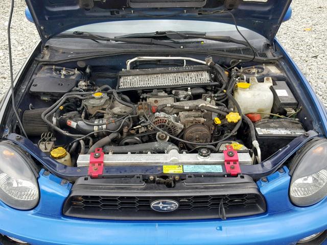 JF1GD29622G506130 - 2002 SUBARU IMPREZA WR BLUE photo 7