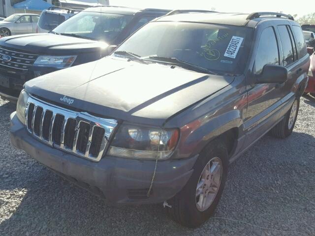 1J4GX48S32C246902 - 2002 JEEP GRAND CHER GRAY photo 2