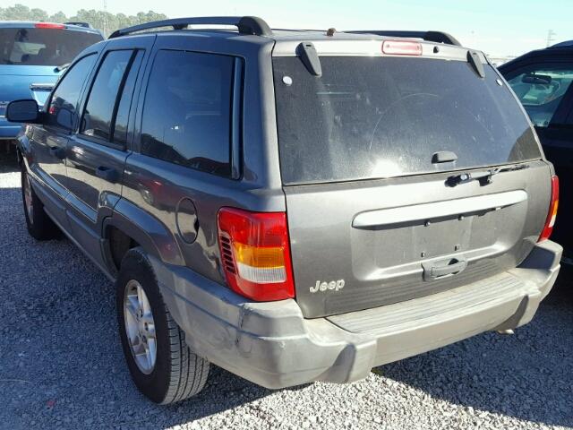 1J4GX48S32C246902 - 2002 JEEP GRAND CHER GRAY photo 3