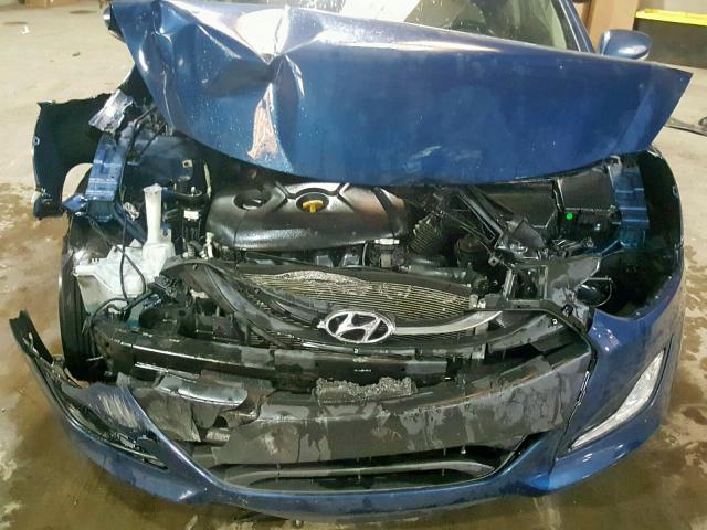 KMHD35LH2EU203880 - 2014 HYUNDAI ELANTRA GT BLUE photo 7