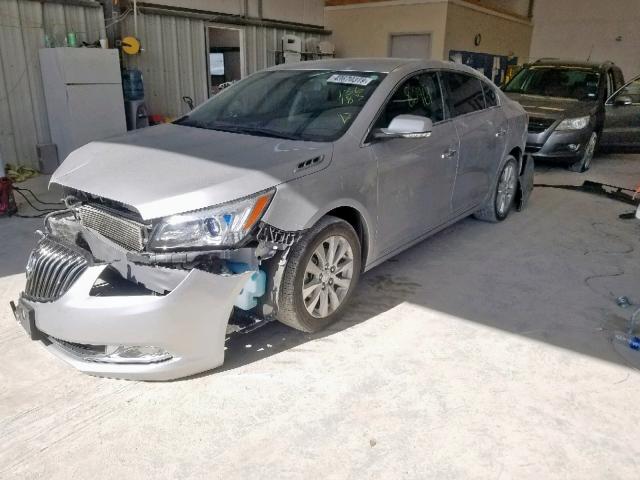 1G4GB5GR7EF136183 - 2014 BUICK LACROSSE SILVER photo 2