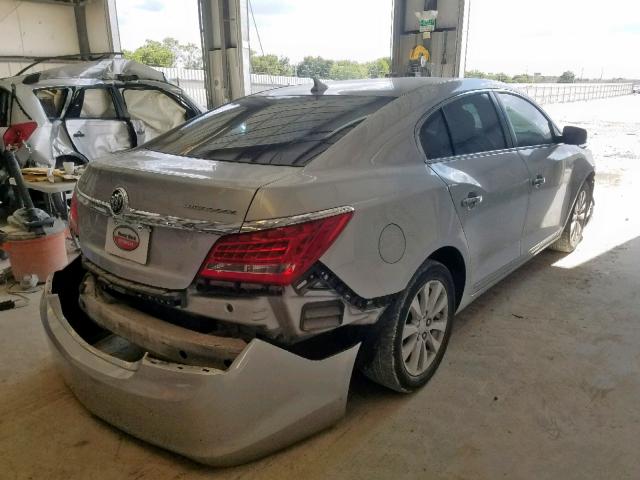 1G4GB5GR7EF136183 - 2014 BUICK LACROSSE SILVER photo 4