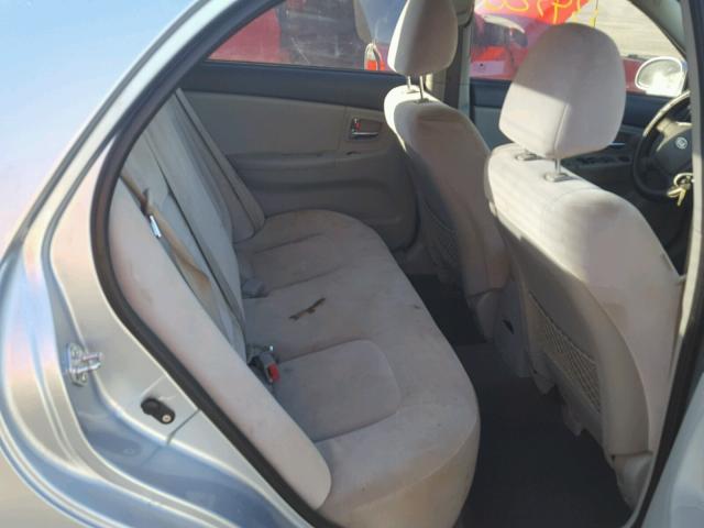 KNAFE121385555270 - 2008 KIA SPECTRA EX SILVER photo 6