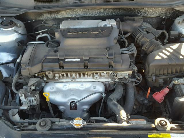 KNAFE121385555270 - 2008 KIA SPECTRA EX SILVER photo 7