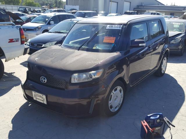 JTLKE50E681008598 - 2008 TOYOTA SCION XB Күлгін фото 2