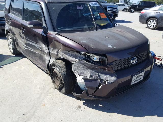 JTLKE50E681008598 - 2008 TOYOTA SCION XB Күлгін фото 9