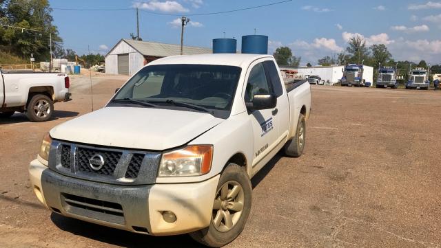 1N6BA0CA9BN323332 - 2011 NISSAN TITAN S WHITE photo 1