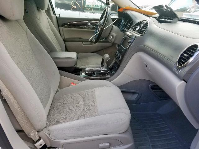 5GAKRAKD6GJ111100 - 2016 BUICK ENCLAVE WHITE photo 5