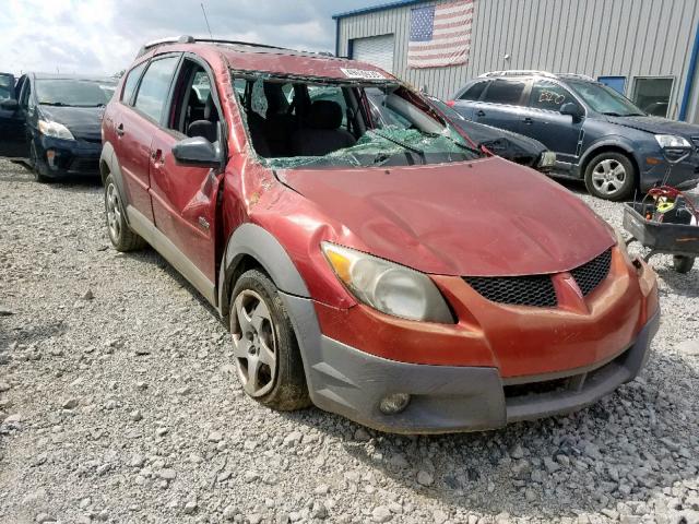 5Y2SL64843Z418175 - 2003 PONTIAC VIBE RED photo 1