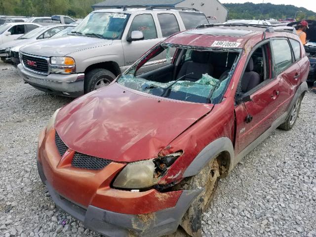 5Y2SL64843Z418175 - 2003 PONTIAC VIBE RED photo 9