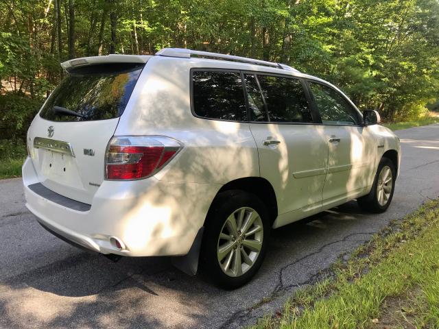 JTEEW44A992033087 - 2009 TOYOTA HIGHLANDER WHITE photo 3