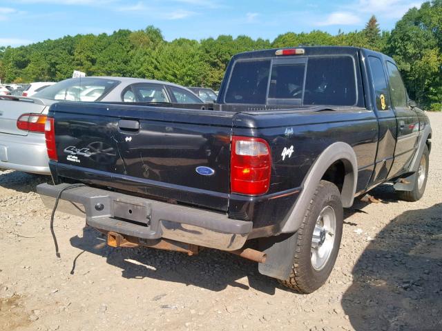 1FTZR45E22PB31949 - 2002 FORD RANGER SUP BLACK photo 4